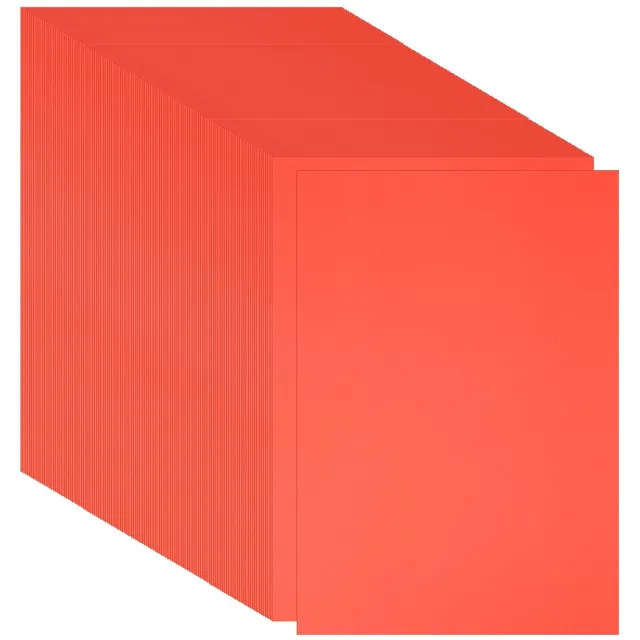 BENECREAT Papier Cartonné Rouge A4 200g Lot de 120