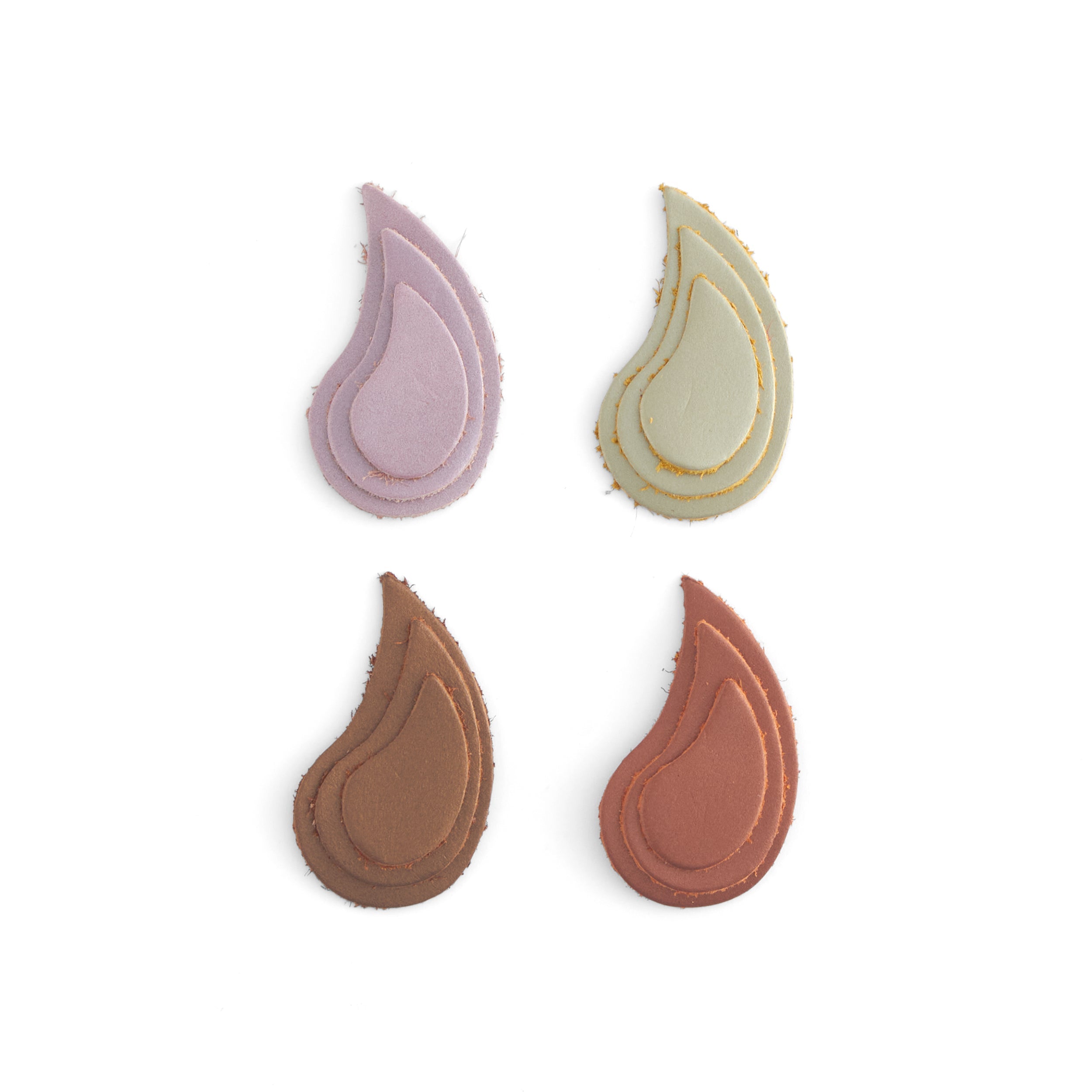 Tandy Leather Mini Formes cuir goutte lot de 60