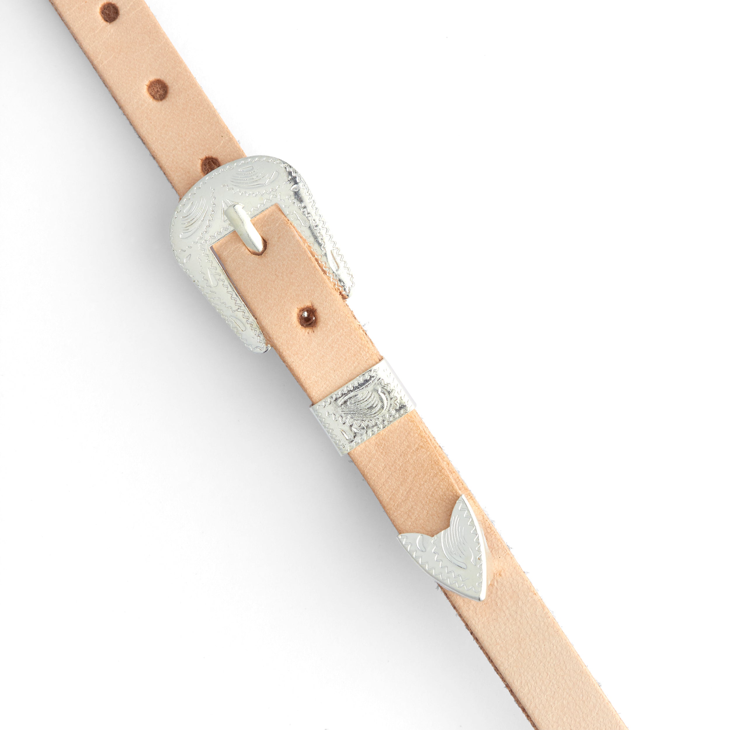 Tandy Leather boucles de chapeau argent 10 mm lot de 3