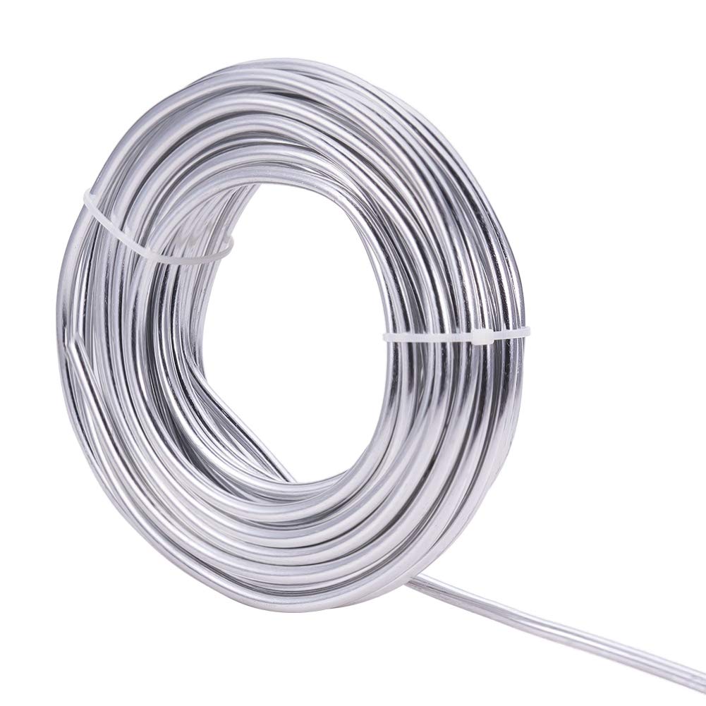 BENECREAT Fil Aluminium Noir 6mm 7m Sculpture