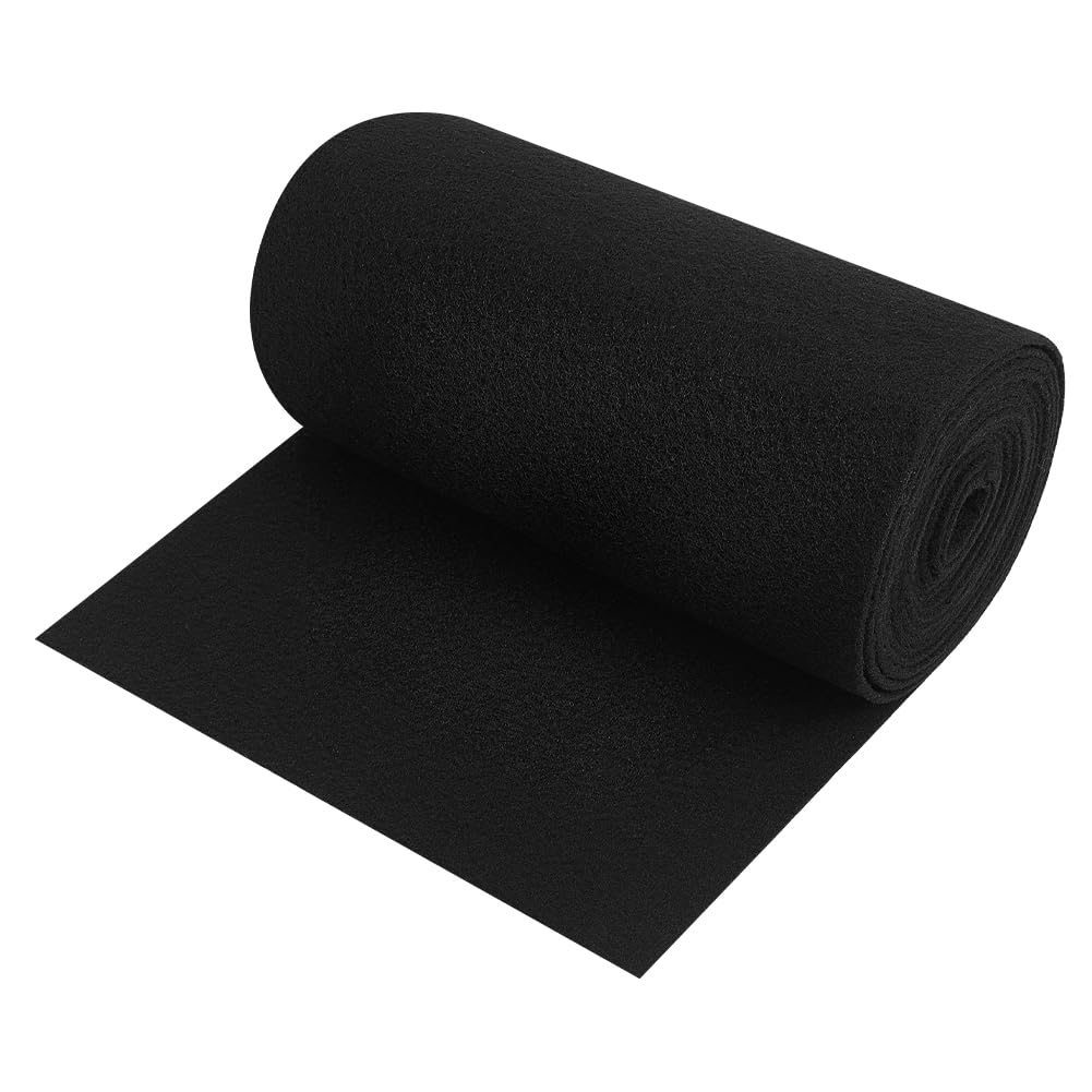BENECREAT Filtre charbon actif mousse noire 400x20cm 3mm
