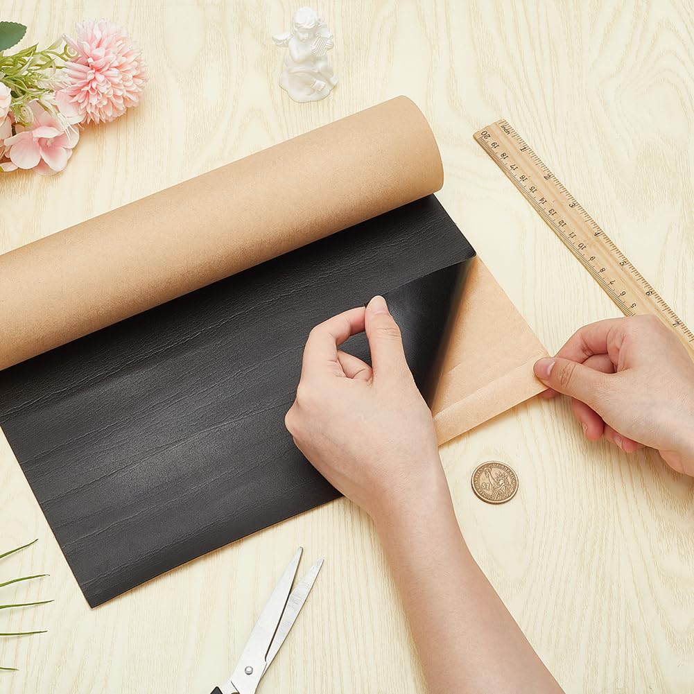 BENECREAT Rouleau Mousse EVA Adhésive Noire 2mx30cm 1mm