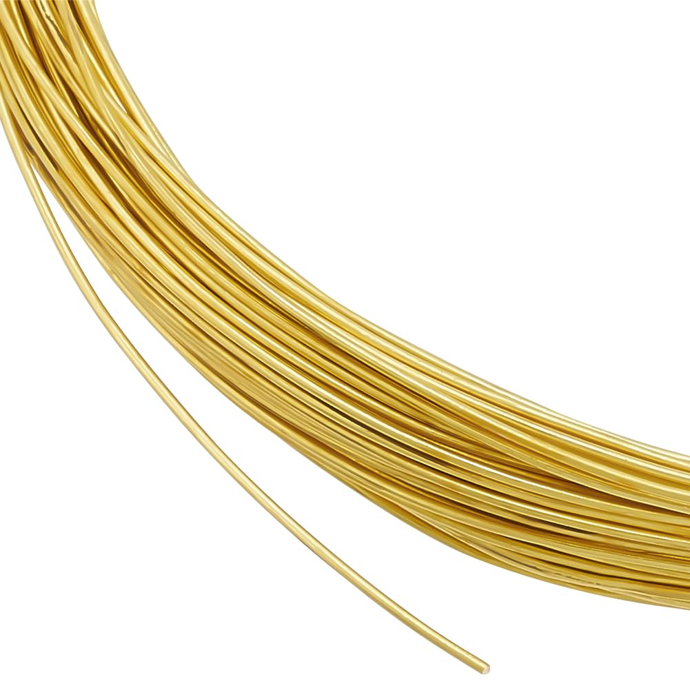 BENECREAT Fil laiton bijoux or 0,8mm 20m