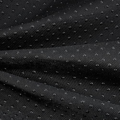BENECREAT tissu sous-tapis antidérapant noir 5 m
