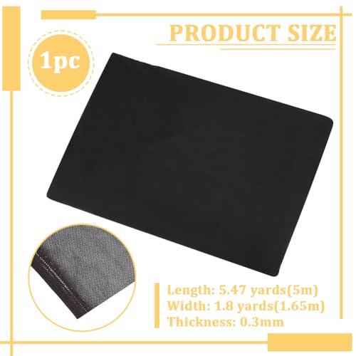 BENECREAT tissu maille extensible noir 5m x 1,65m