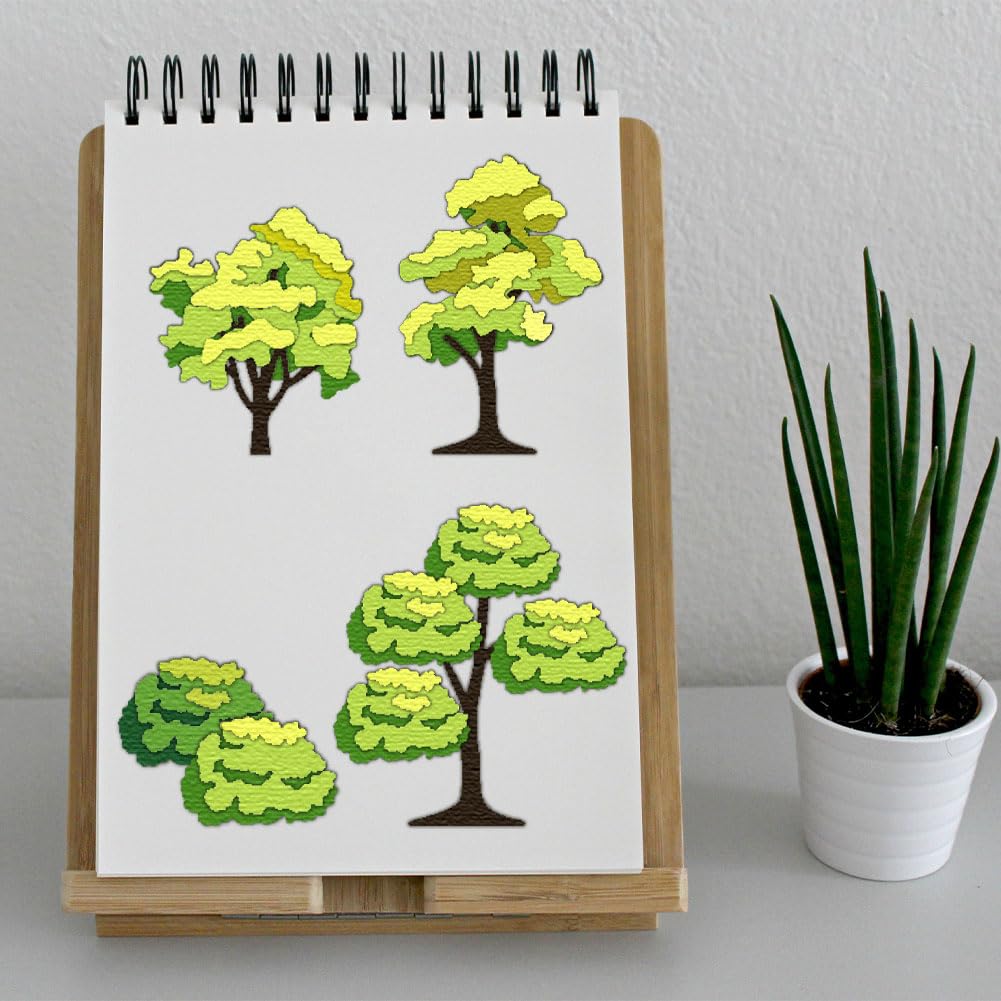 BENECREAT Dies Découpe Arbres Forêt Scrapbooking Acier