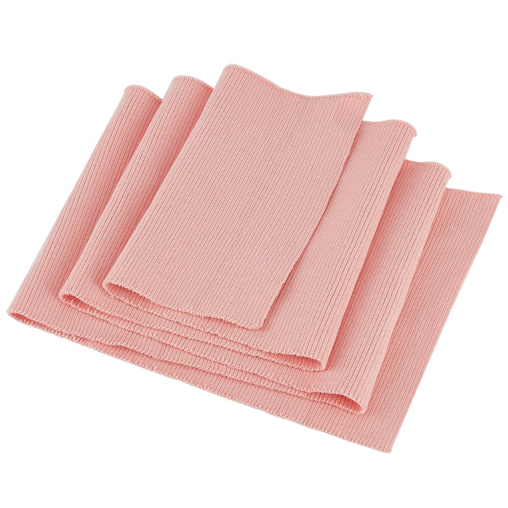 BENECREAT Tissu Côtelé Rouge Foncé 100x17,5 cm Polyester