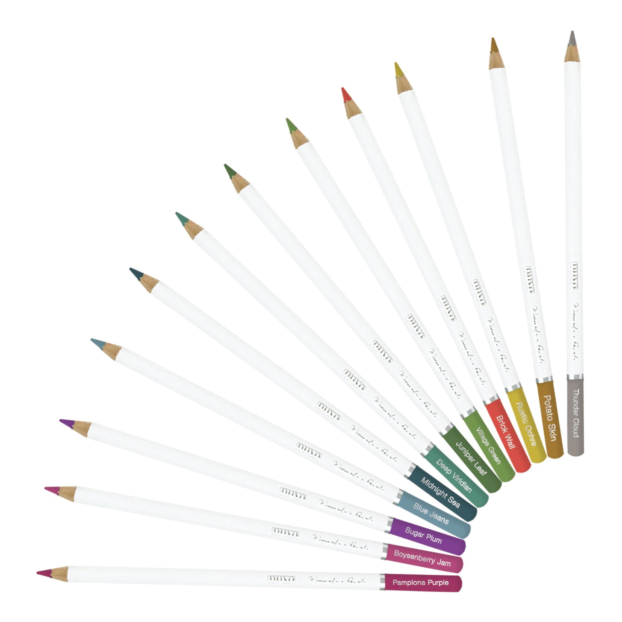 Nuvo Watercolor Pencils Dark Shadows crayons aquarelle 12pcs