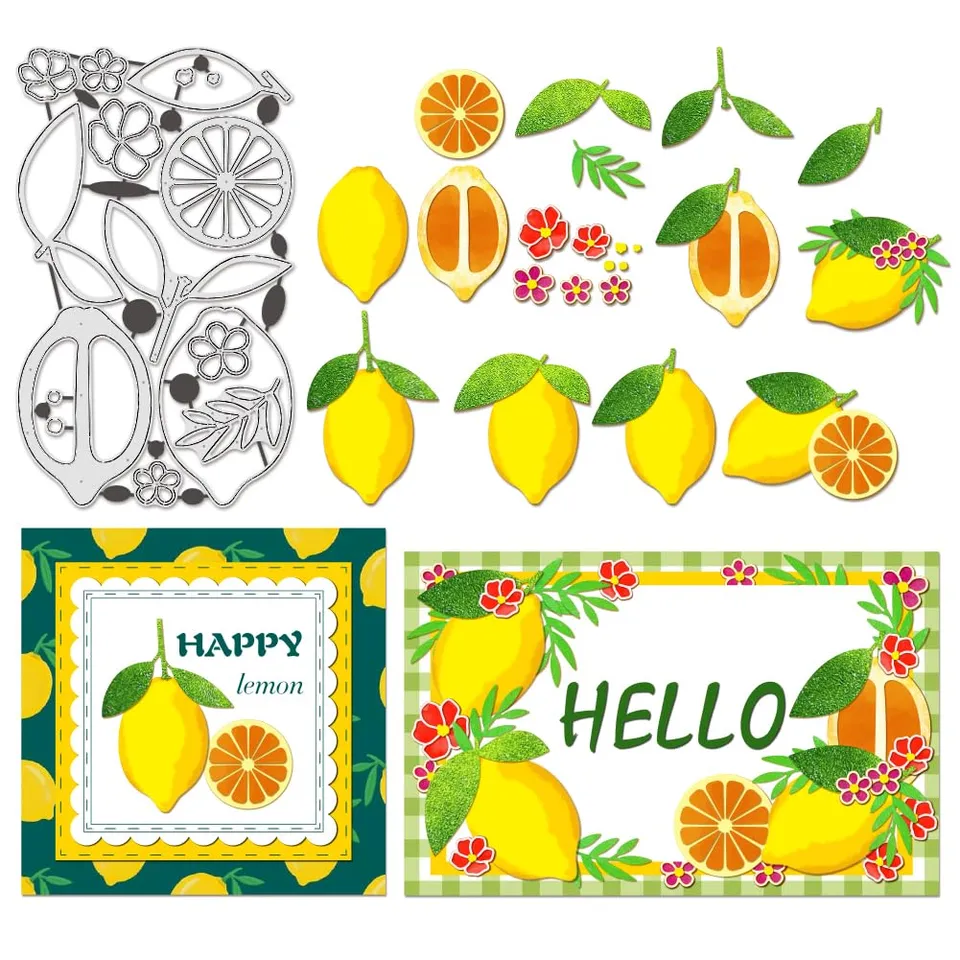 BENECREAT dies découpe citron scrapbooking acier
