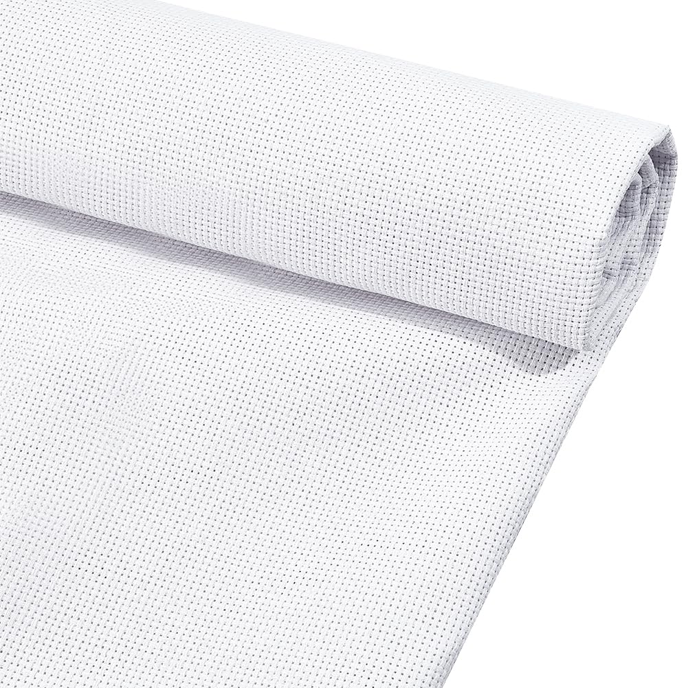 BENECREAT 18CT Toile Aida Blanche 1x1,5m 1mm