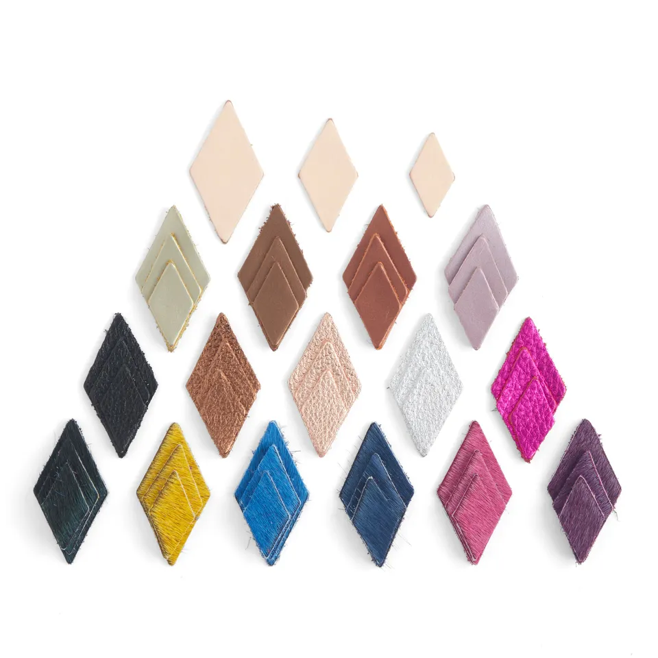 Tandy Leather Mini Formes cuir diamant lot de 60
