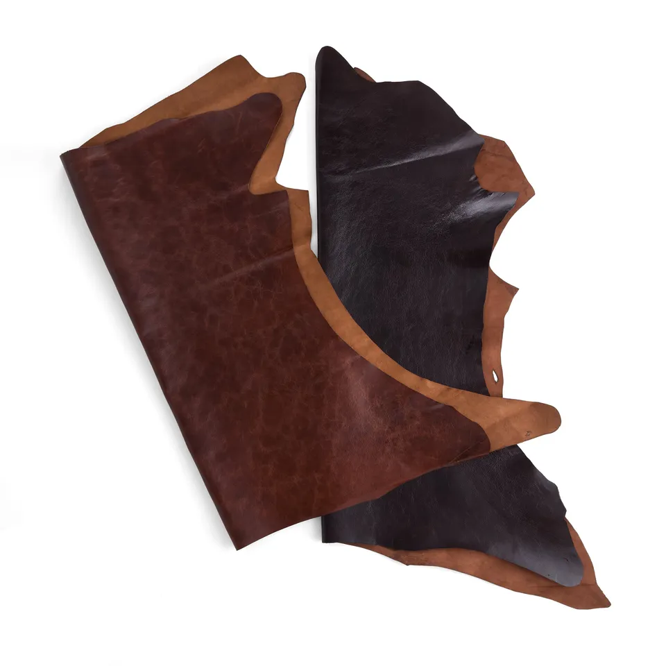 Tandy Leather Chèvre Vieillie cuir chocolat 2-3 oz
