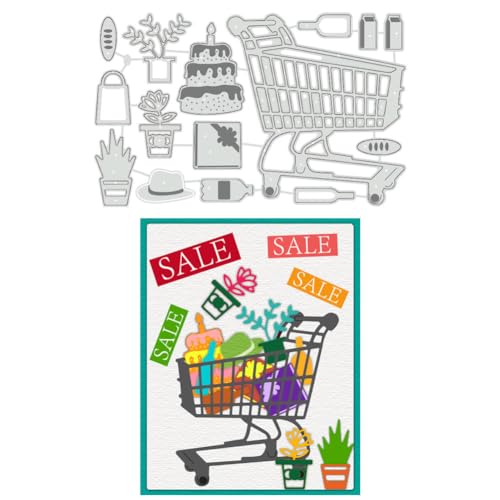 BENECREAT Matrices Découpe Métal Shopping 10x16cm acier