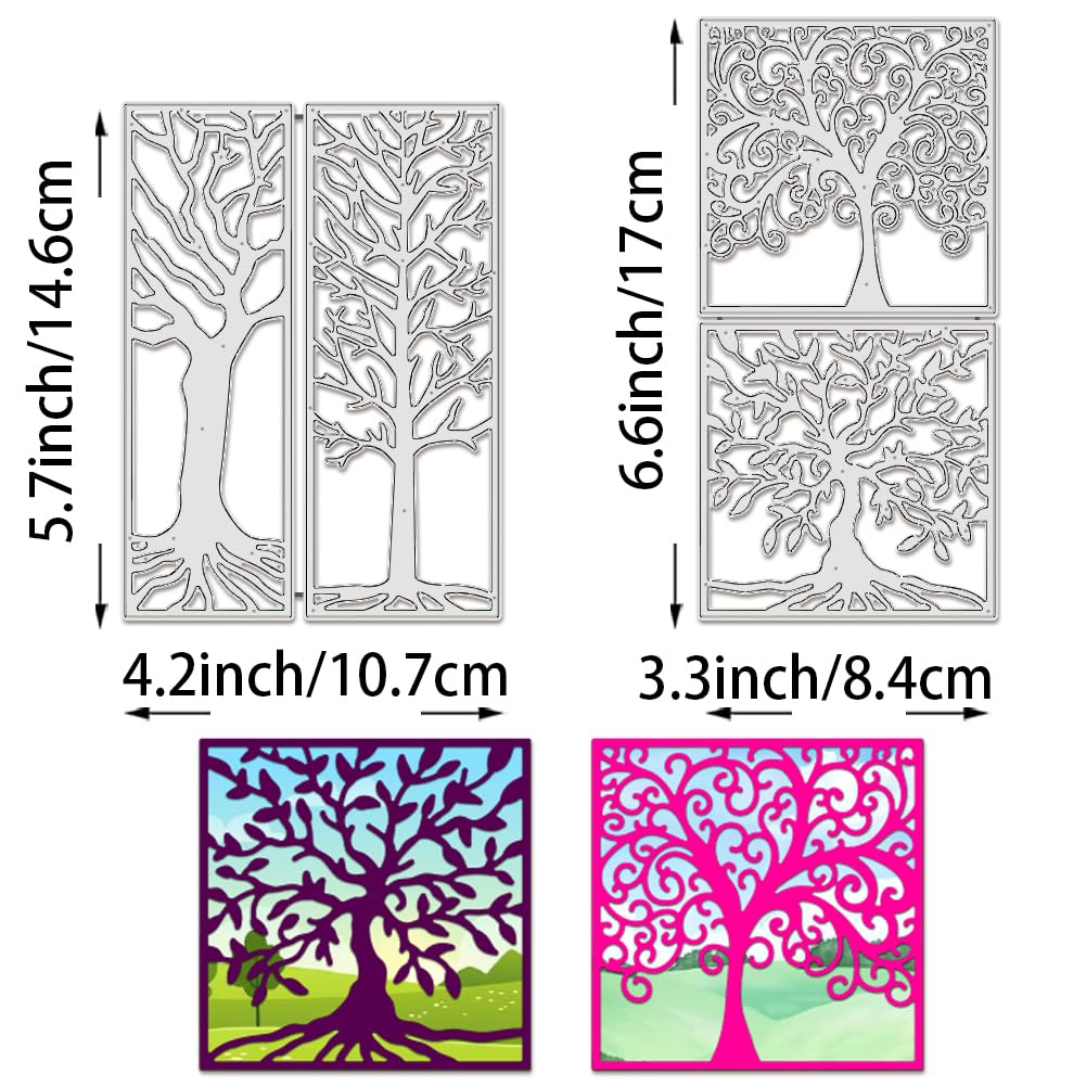BENECREAT Arbre de Vie matrice de découpe cadre bordure acier