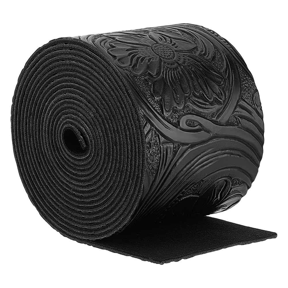 BENECREAT Simili cuir gaufré chocolat 2m 50mm