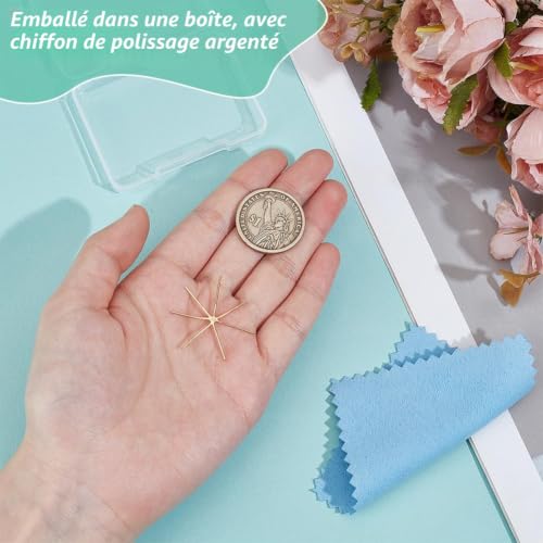 BENECREAT pendentif vierge 6 griffes argent 925 doré