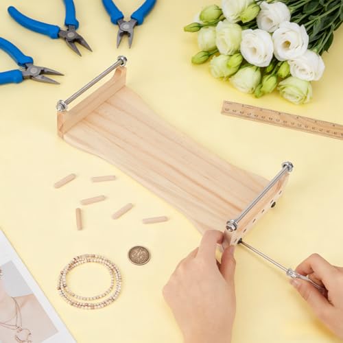BENECREAT Kit métier à tisser perles bois 27,4cm