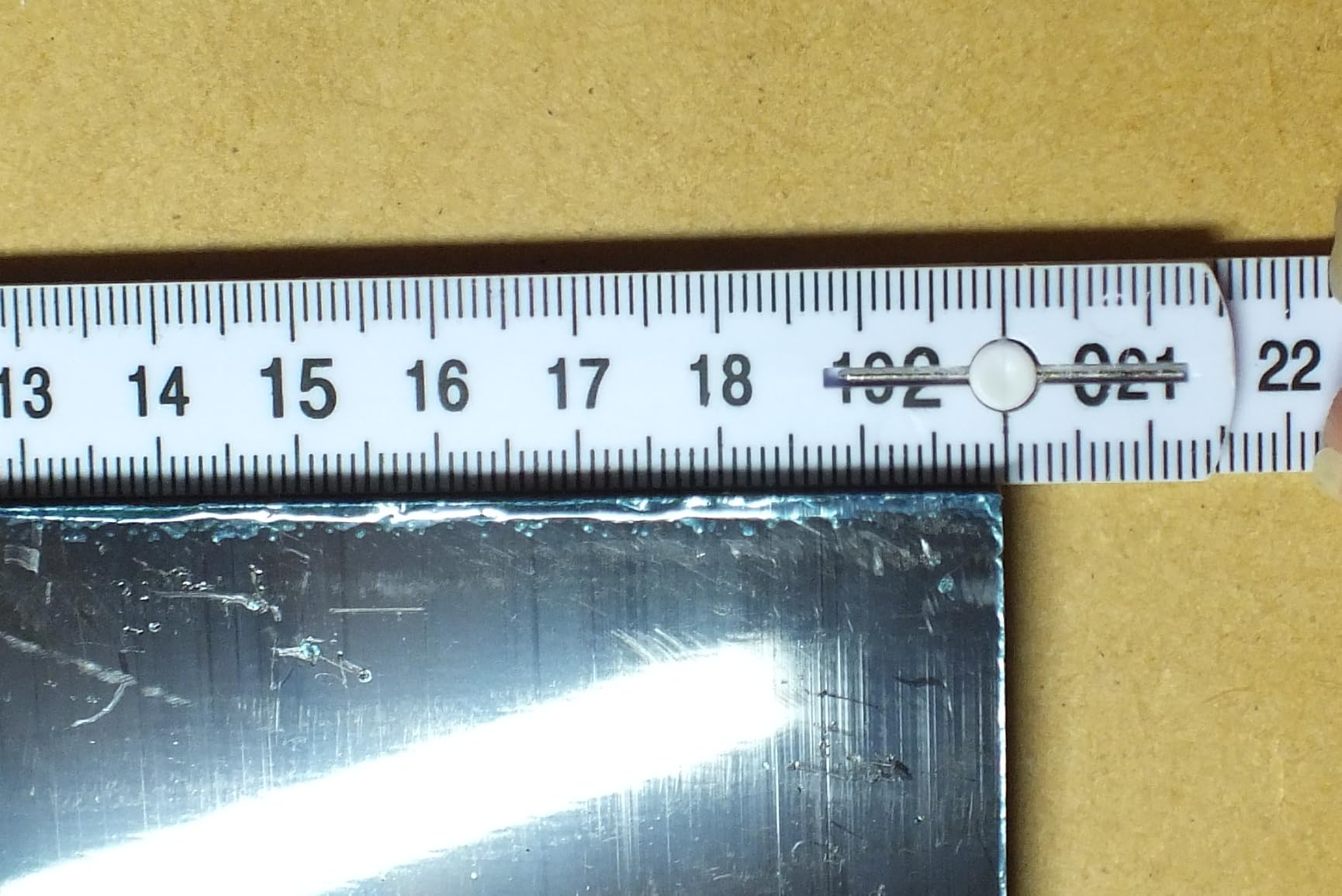 BENECREAT Plaque ABS blanche 30x20cm 6mm lot de 2