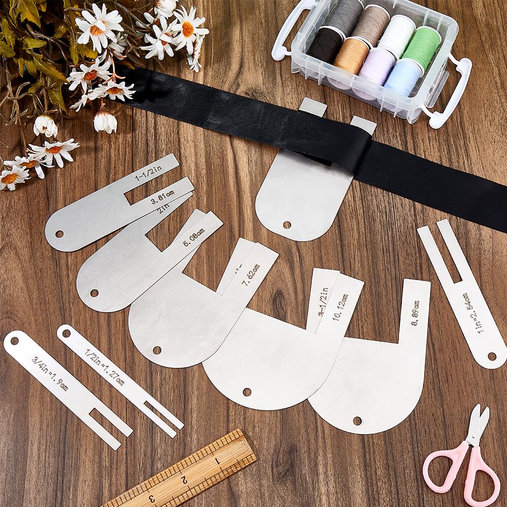 BENECREAT Plisseurs Rapides Inox 9 Pièces Multi-Tailles