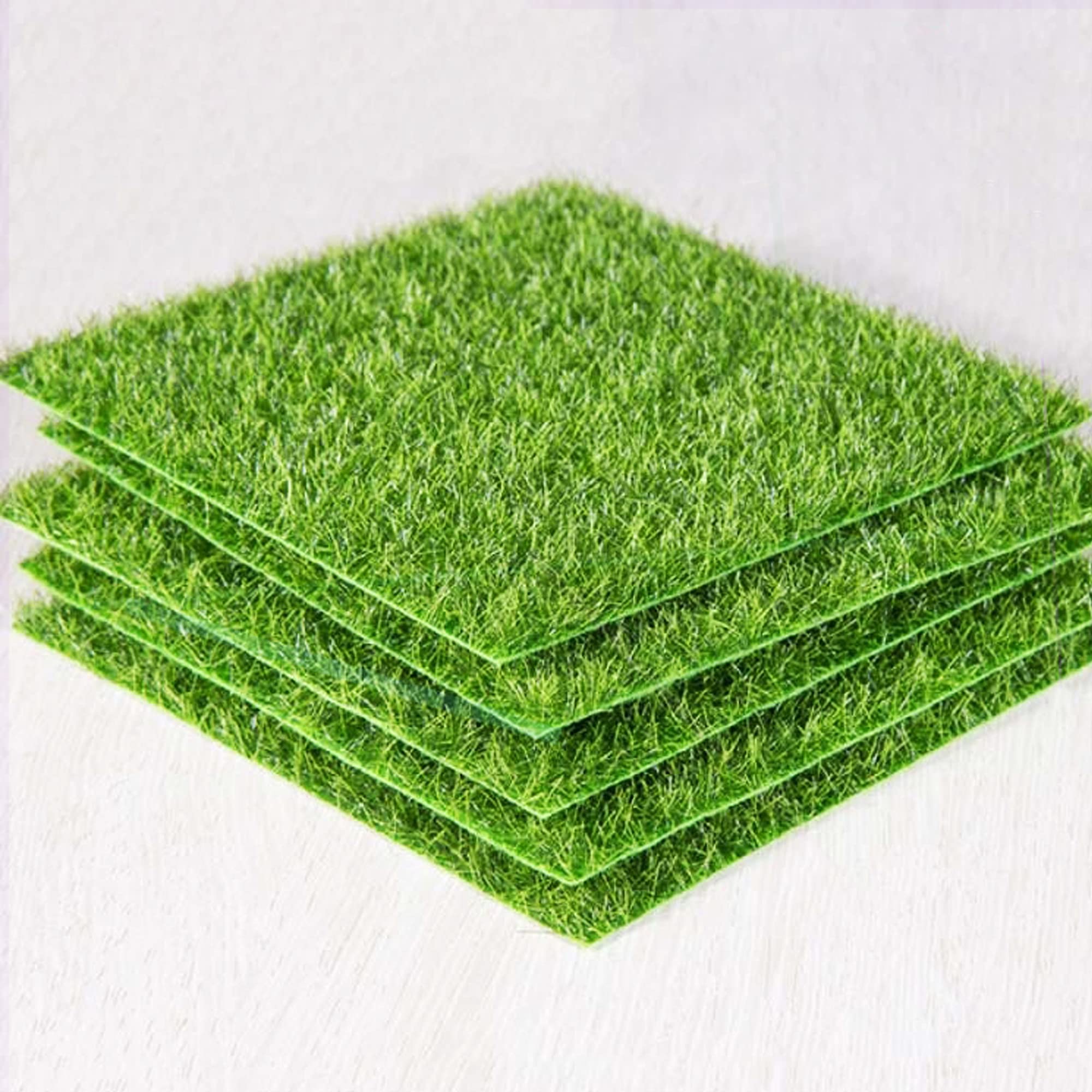 Cayway Tapis Gazon Artificiel 15cm 28 Pcs Mousse Ciseaux