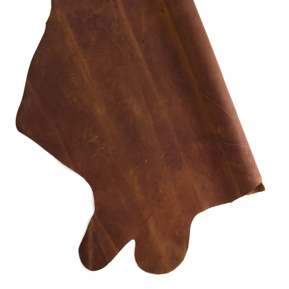 Tandy Leather Rustic cuir vache pull-up double épaule 3-4 oz