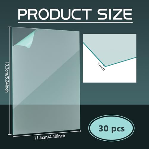 BENECREAT lentilles soudure transparentes 133 mm lot de 30