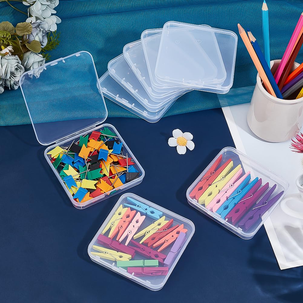 BENECREAT Boîte Rangement Perles Carrée 9,5cm 20 Pièces