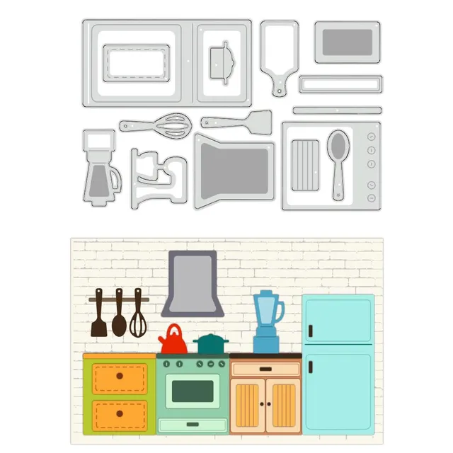 BENECREAT Matrice Découpe Métal Cuisine DIY-WH0309-1698