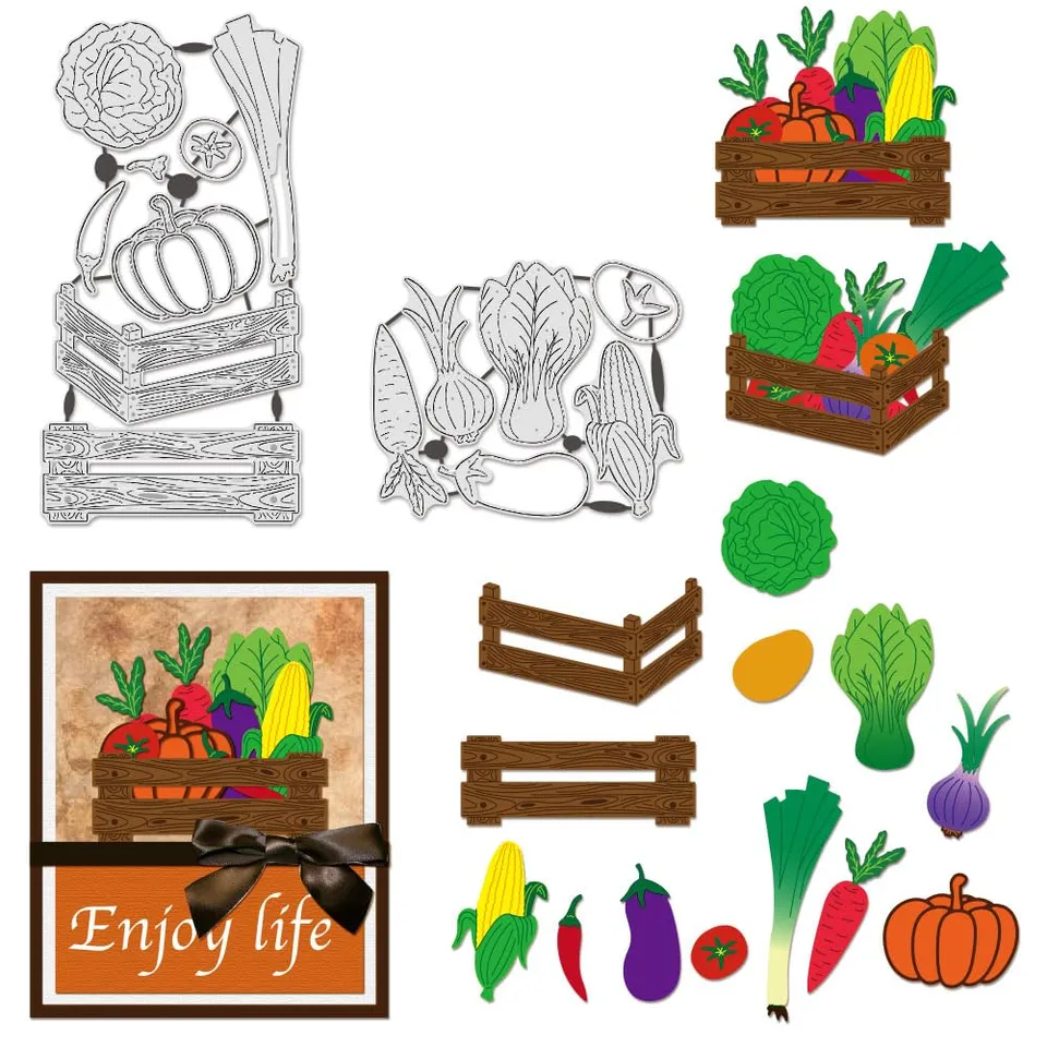 BENECREAT Dies Découpe Légumes Métal Citrouille Carotte Scrap