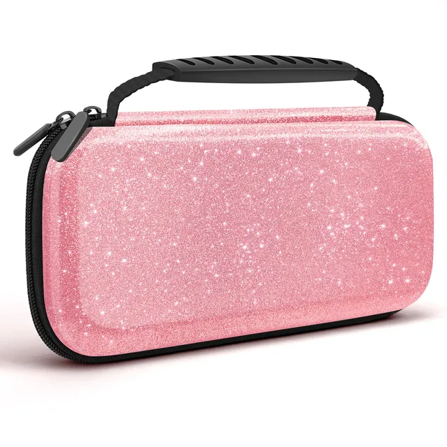JYPS Paillettes Housse Switch / OLED Rose Rigide