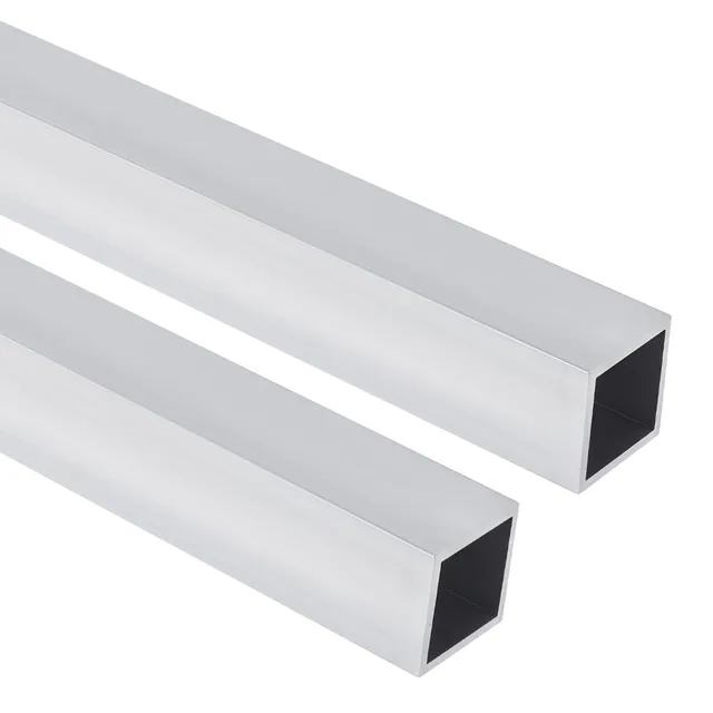 BENECREAT Tube Carré Alu 6061 30x3,8cm 2 pcs