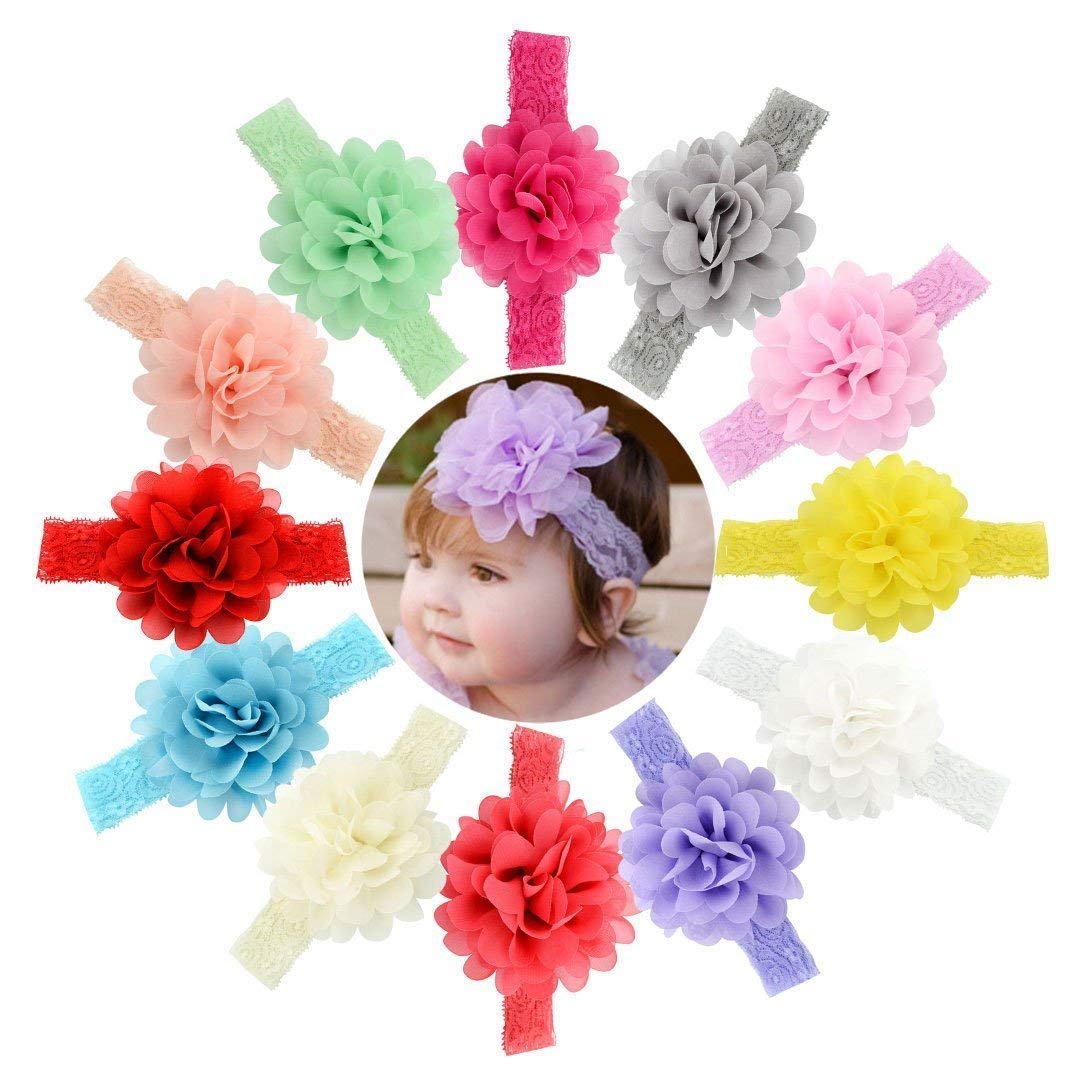 BENECREAT 18 Couleurs Ruban Dentelle Élastique 40mm 18 Yards
