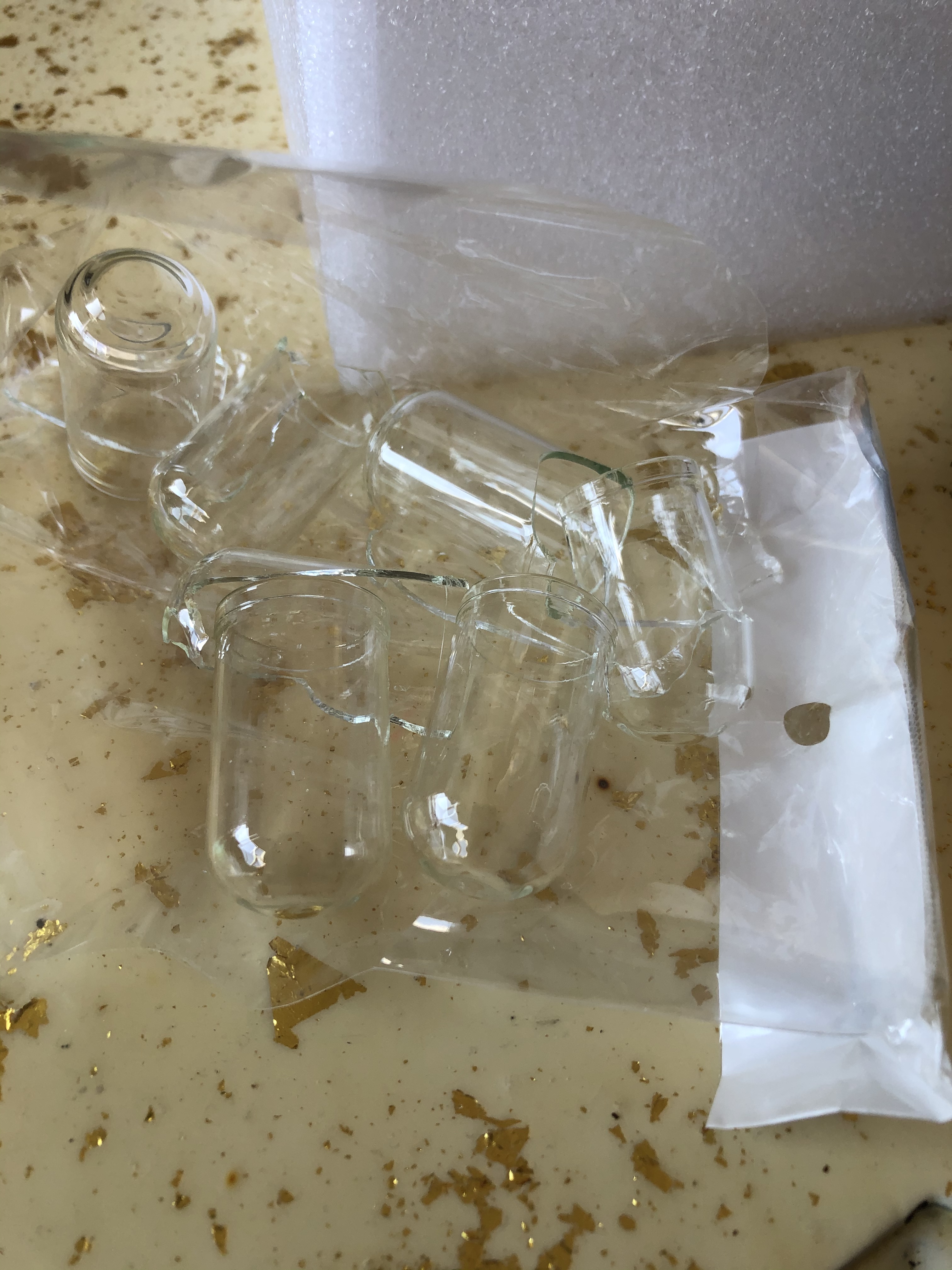 BENECREAT Bocaux Verre 15ml Bouchon Liège 32 Pièces Rond