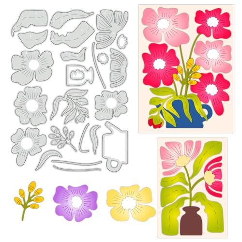 BENECREAT bouquet abstrait dies scrapbooking fleurs