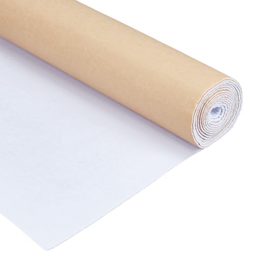 BENECREAT entoilage coton autocollant blanc 2 m x 25 cm