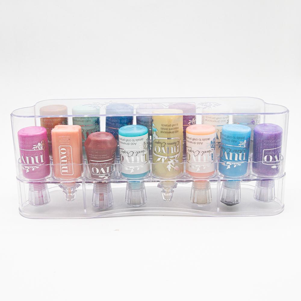 Nuvo Stackable Drop Storage Rangement Acrylique 15 Flacons