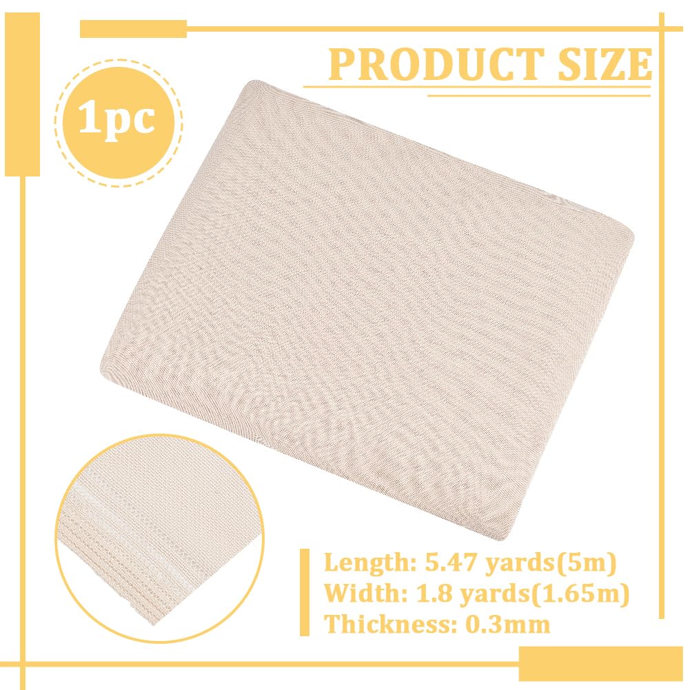 BENECREAT Tissu Maille Stretch Bisque 1,55x1,65 m