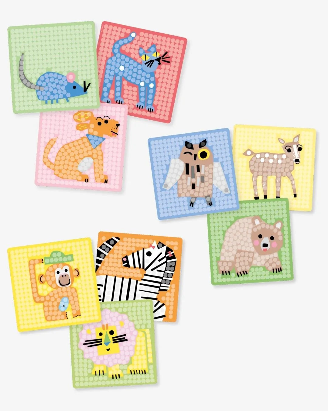 Playmaïs Mosaic Animals coffret mosaïque 5000 pièces
