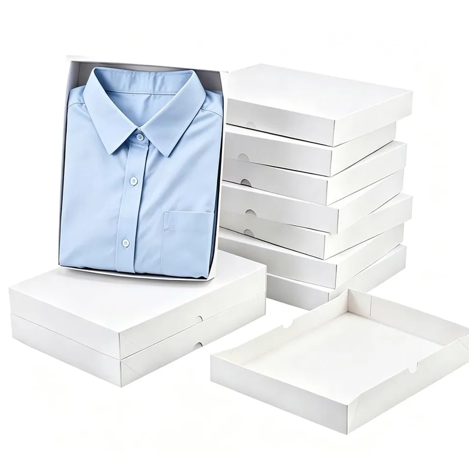 BENECREAT boîtes chemises papier blanc 280mm 18 pièces