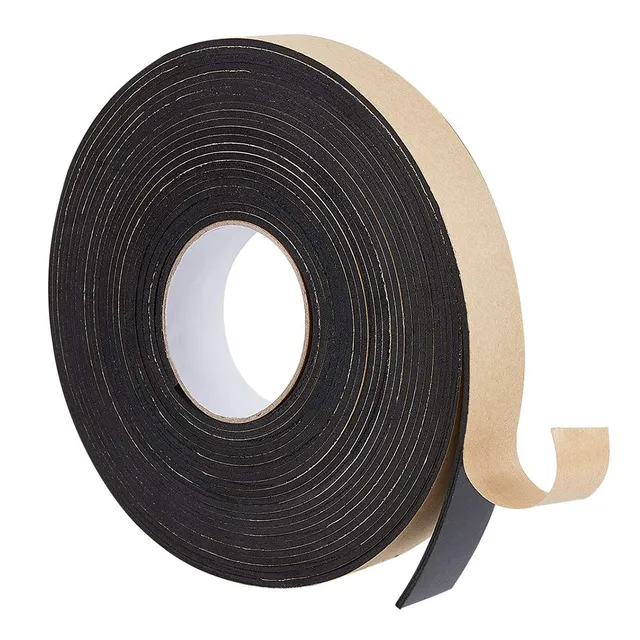 BENECREAT ruban mousse adhésif 30mmx3mm 10m noir isolant