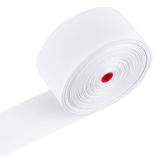 BENECREAT ruban rideau blanc tissé 82mm 50m