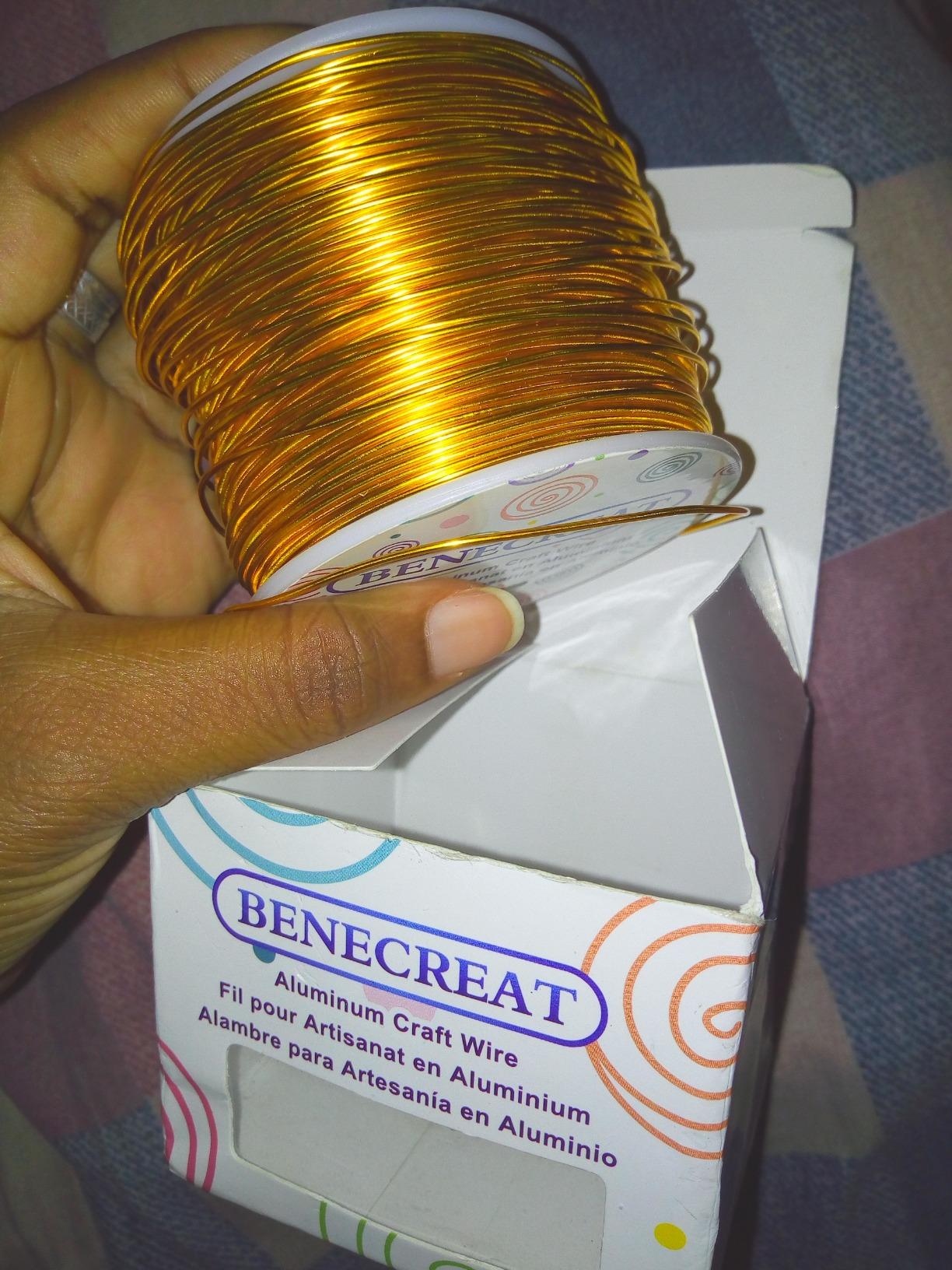 BENECREAT fil aluminium violet 0,8 mm 235 m