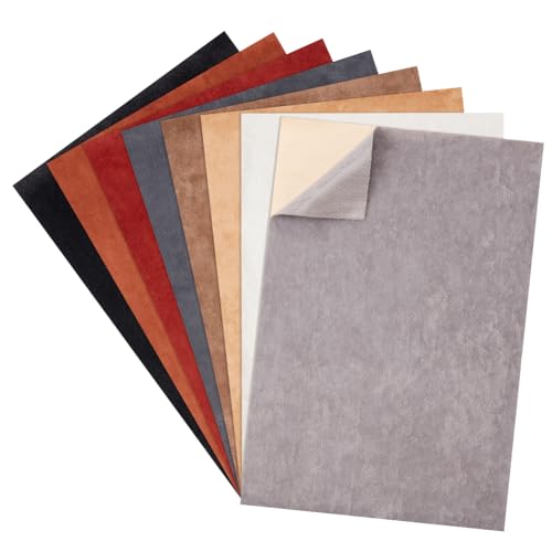 BENECREAT patch velours adhésif 20x30cm 8 pcs réparation