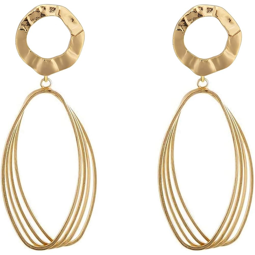 BENECREAT clous boucles d'oreilles plaqué or 18K 16 paires