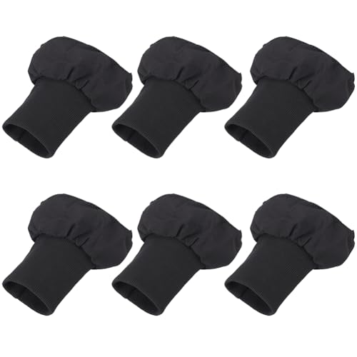 BENECREAT Manchettes Côtelées Noires 3 Paires Polyester