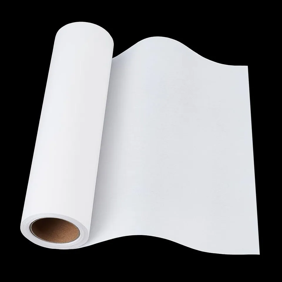 BENECREAT Toile Thermocollante Blanche 11 m x 30 cm