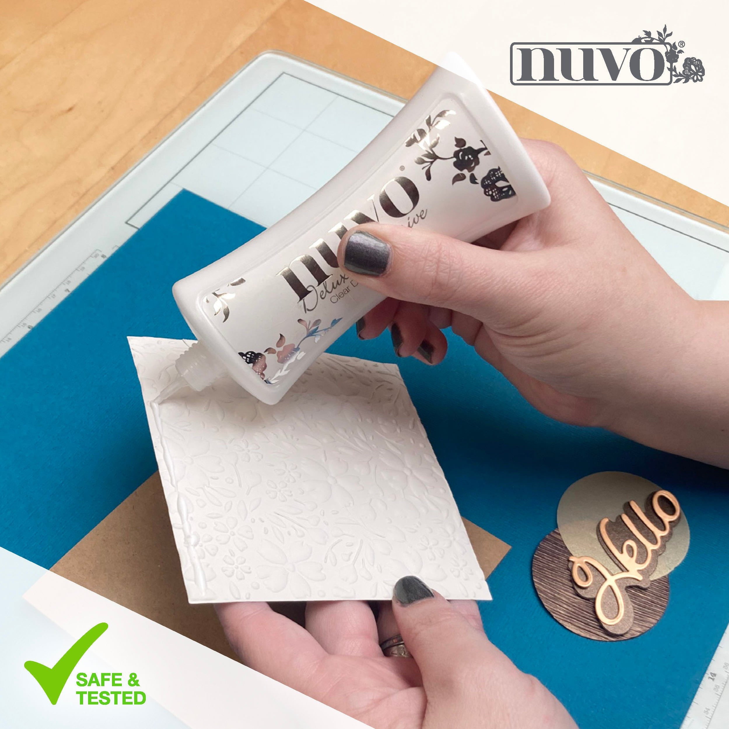 Nuvo Deluxe Adhesive colle PVA flacon 2oz transparent