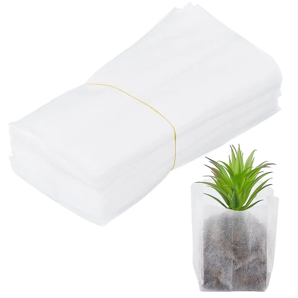 BENECREAT Sachets Pépinière Non Tissé 200x95 mm x300