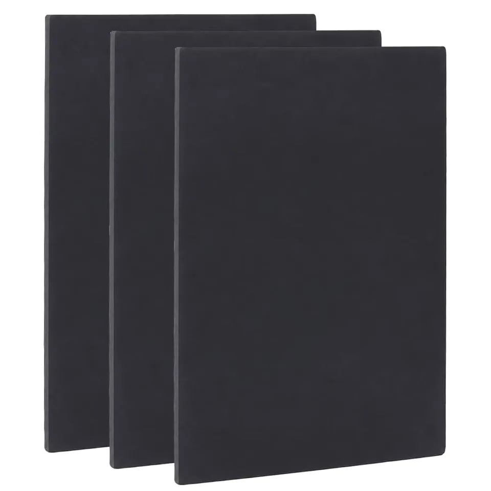 BENECREAT Feuille mousse PVC noire 30x20 cm 10 mm x3
