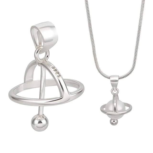 BENECREAT pendentif parapluie perle argent 925 15mm